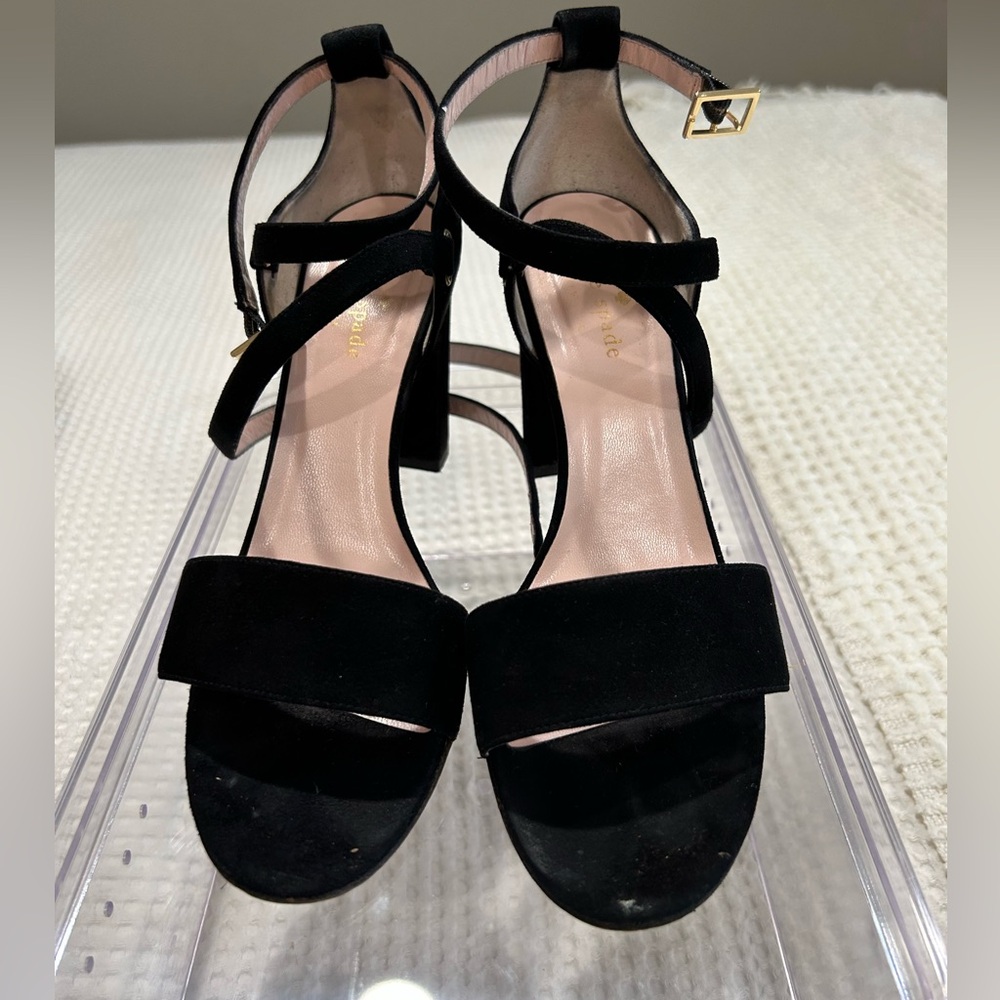Kate spade Black Heels 7.5